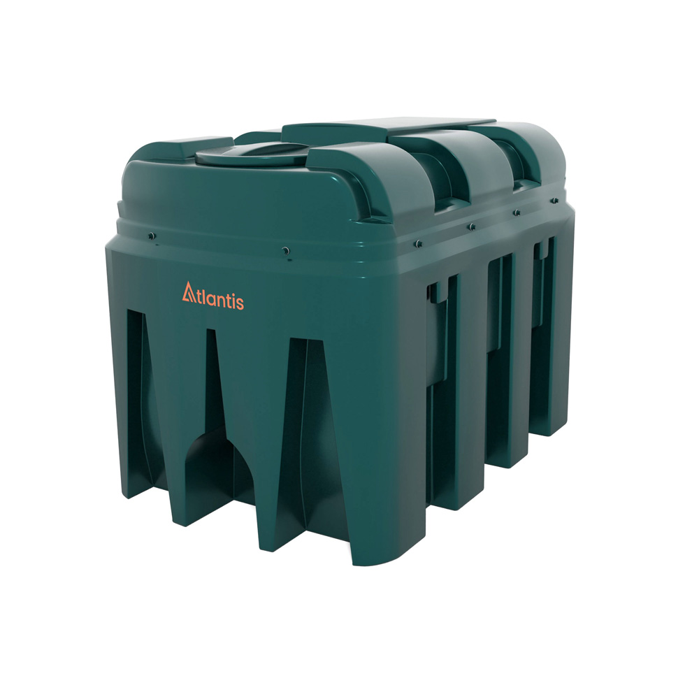 Atlantis 2450 Litre Horizontal Plastic Bunded Oil Tank