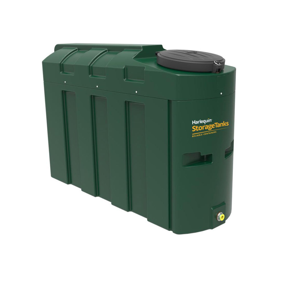 Harlequin 1000 Litre Slimline Plastic Bunded Oil Tank