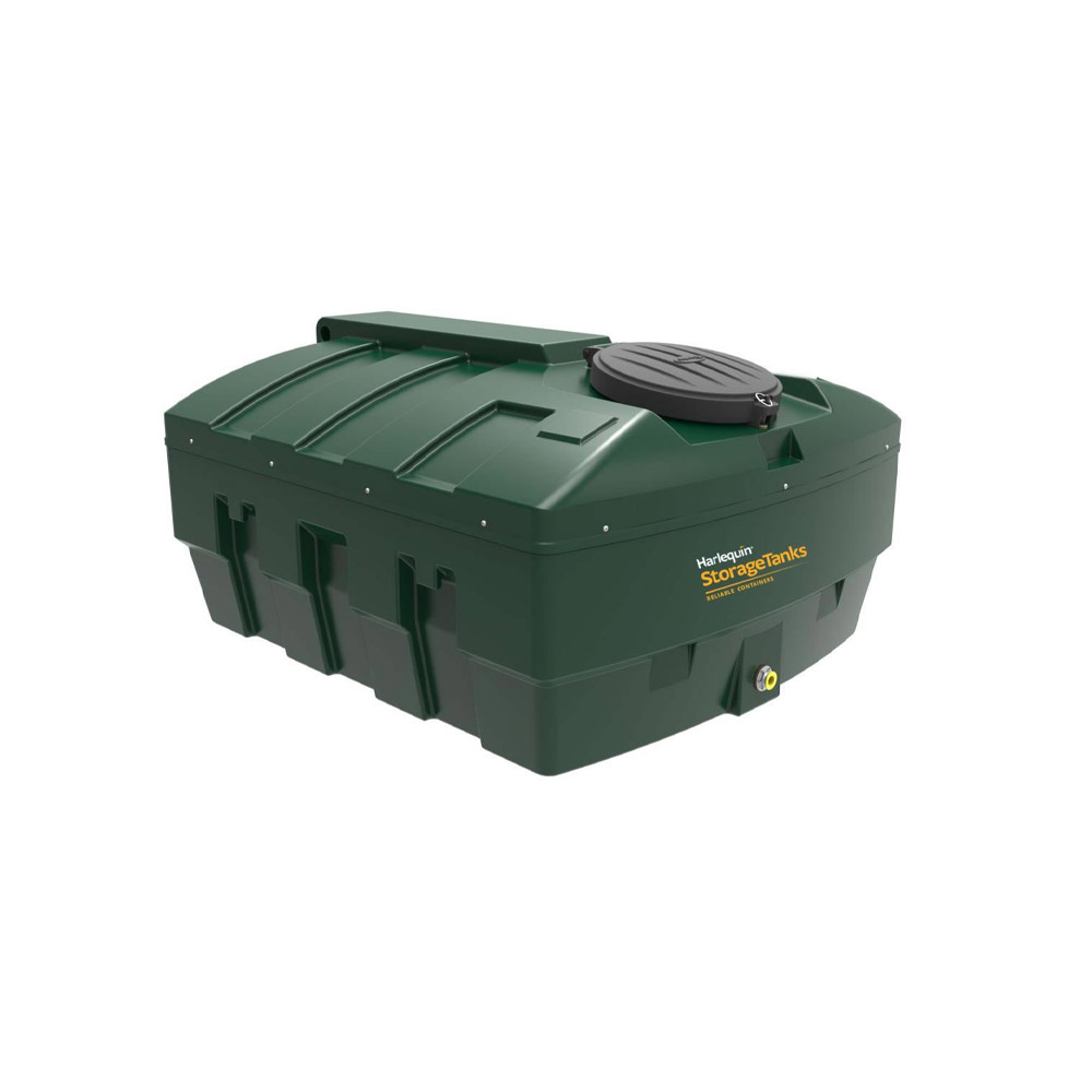 Harlequin 1200 Litre Low Profile Plastic Bunded Oil Tank