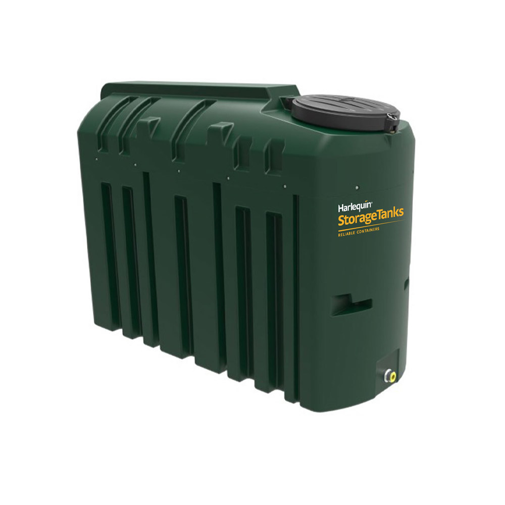 Harlequin 1225 Litre Slimline Plastic Bunded Oil Tank
