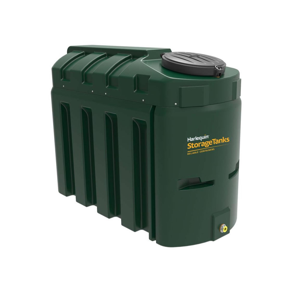 Harlequin 1300 Litre Slimline Plastic Bunded Oil Tank