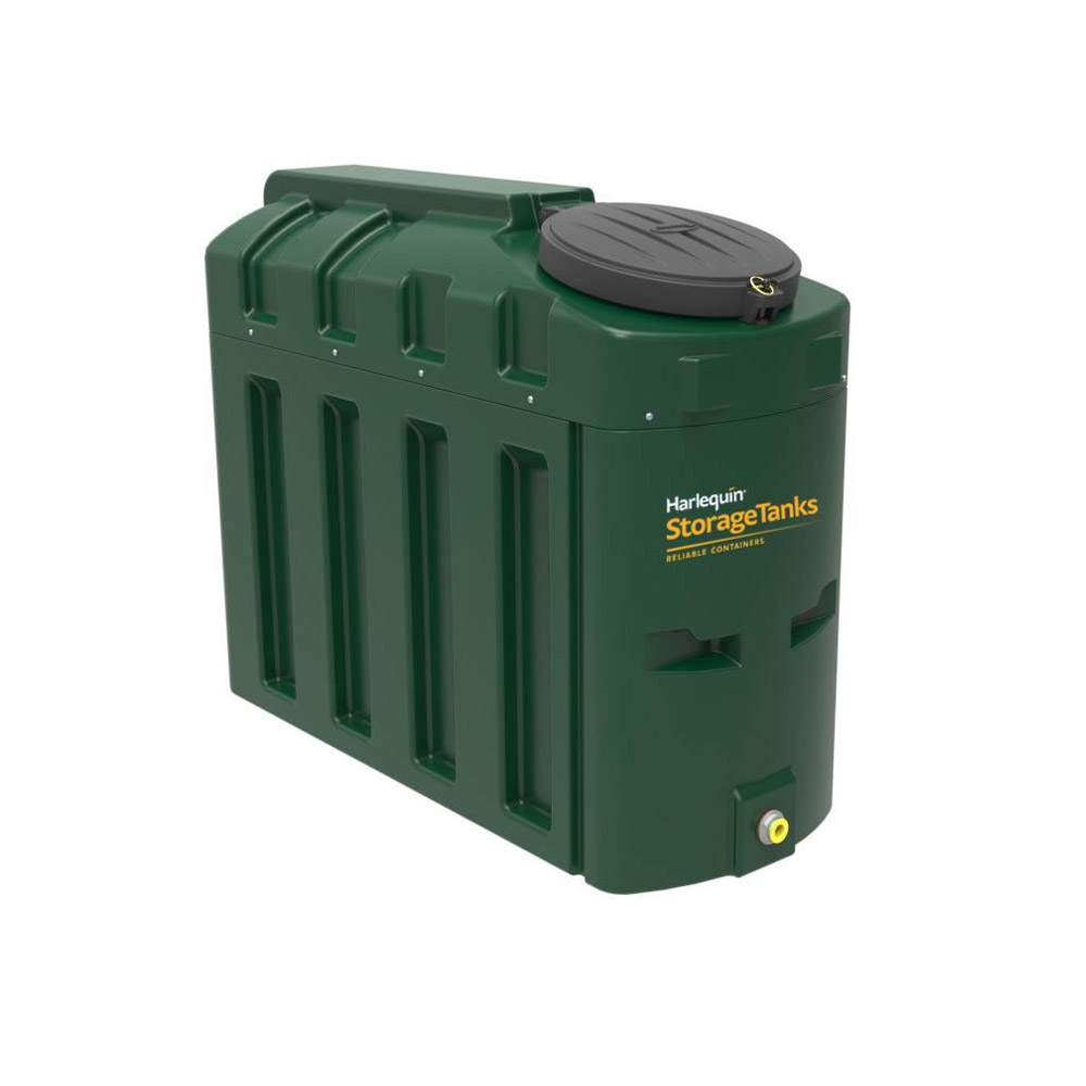 Harlequin 650 Litre Slimline Plastic Bunded Oil Tank