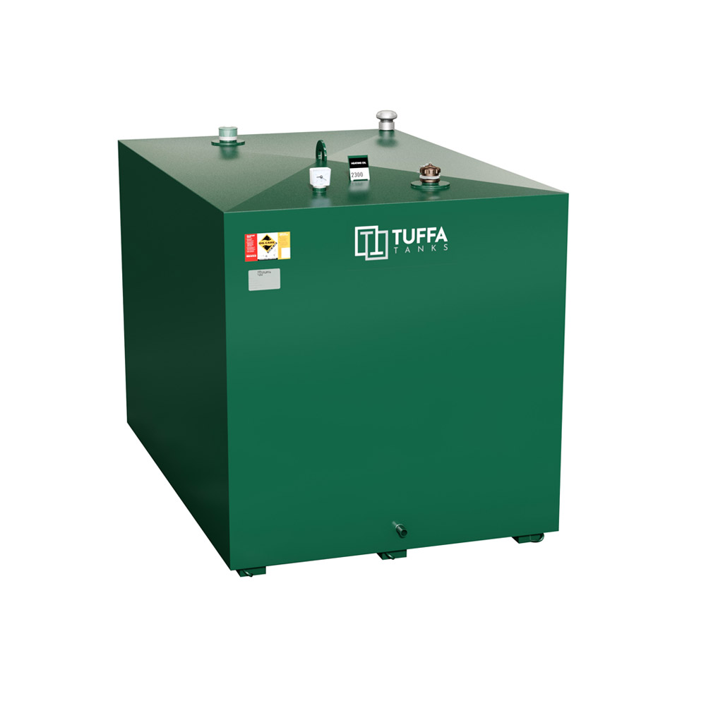 Tuffa 2300 Litre 60 Minute Steel Bunded Fire Protected Oil Tank