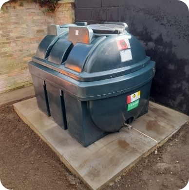 plastic domestic oil tank