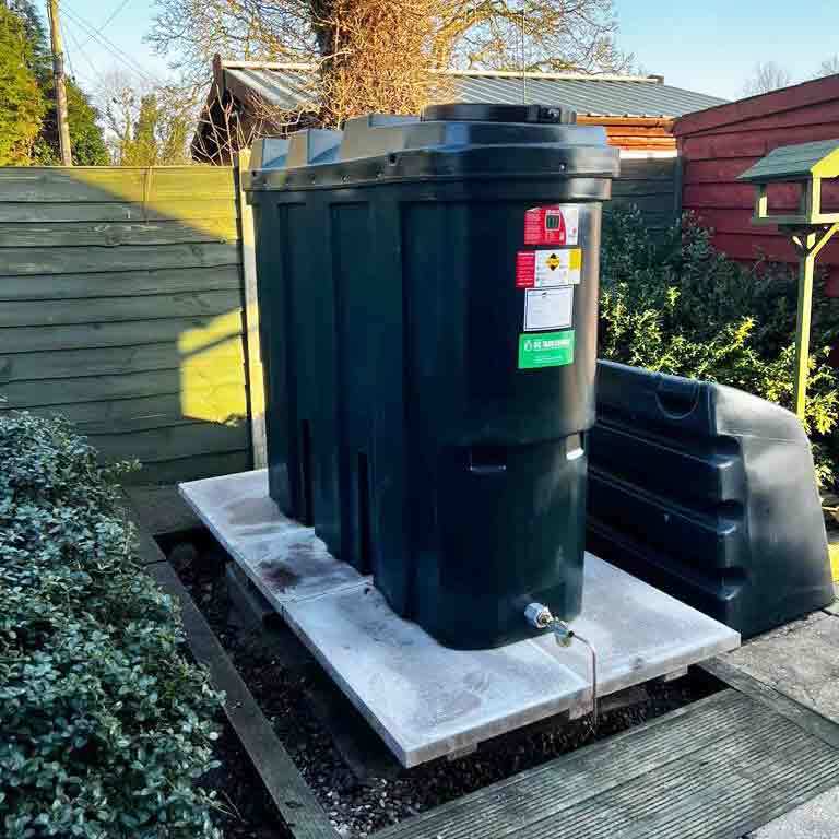 Tank concrete base