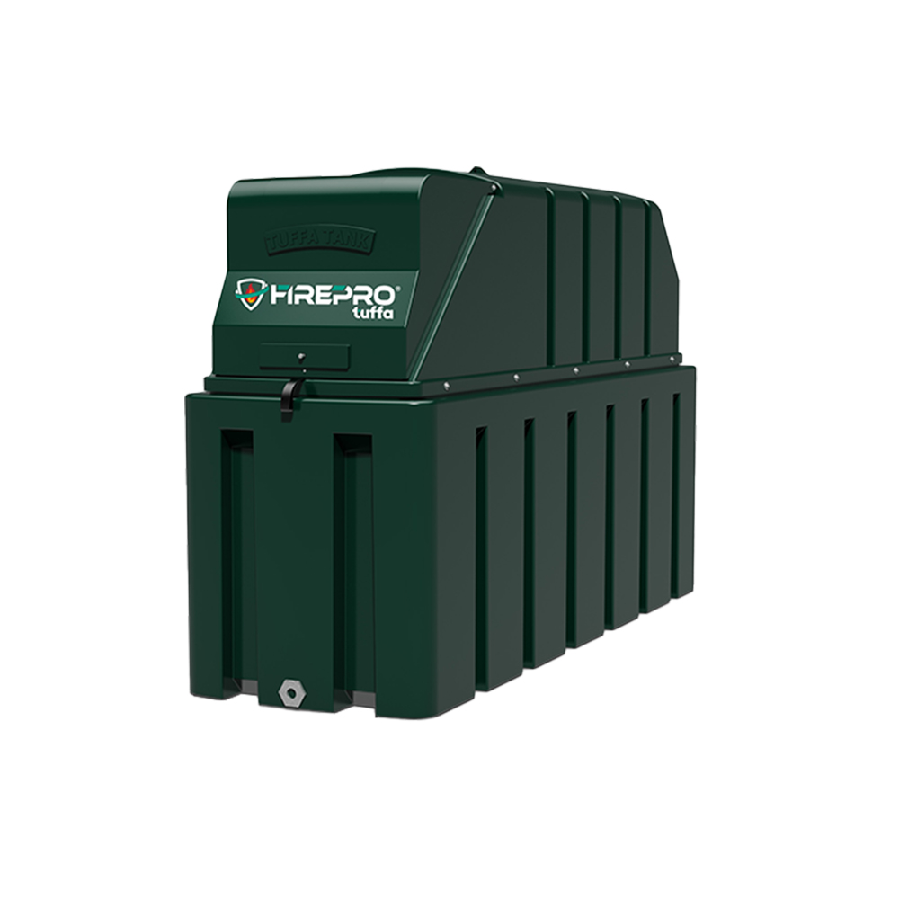 Tuffa 1150 Litre Top Outlet 30 Minute Bunded Fire Protected Oil Tank