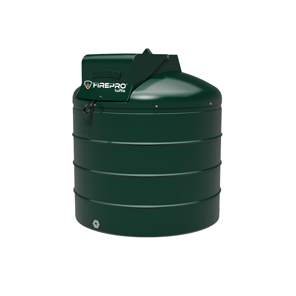Tuffa 1200 Litre Bottom Outlet 60 Minute Bunded Fire Protected Oil Tank