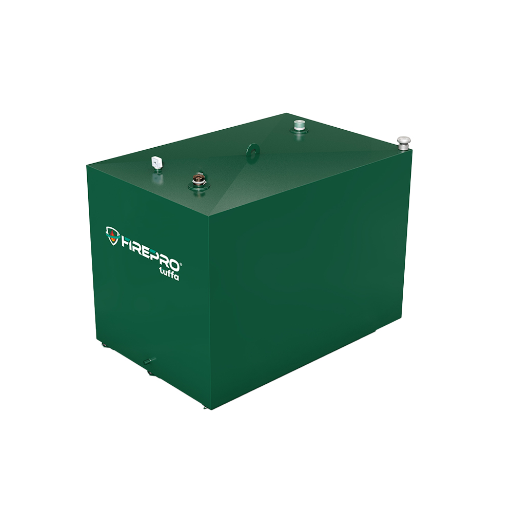 Tuffa 2300 Litre Bottom Outlet 60 Minute Bunded Steel Fire Protected Oil Tank